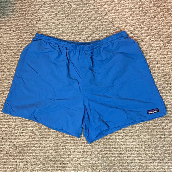 Men’s Blue Patagonia Baggies — 5” inseam, size large - Picture 1 of 6